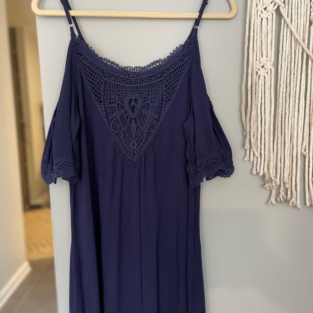 Blue dress